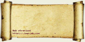 Jelisaveta Radnović vizit kartica